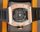 Swiss Quality Copy Richard Mille RM030 Rose Gold Skeleton Dial Blue Red Watch (9)_th.jpg